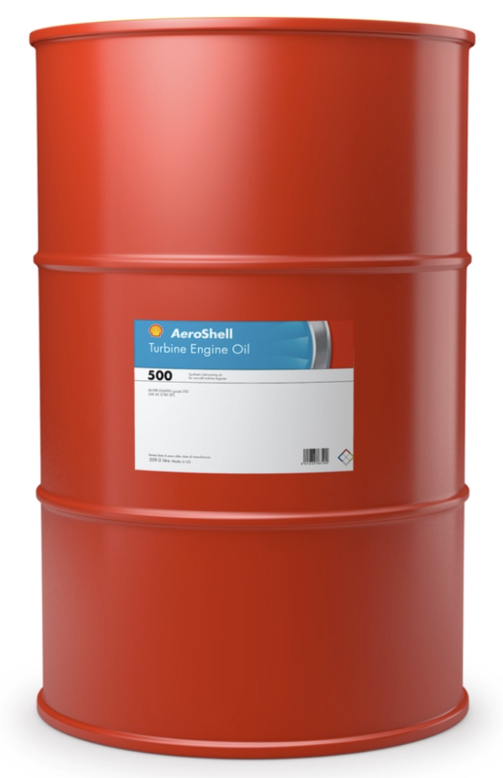 Shell AeroShell Turbine Engine Oil 500 – 208L (55AG)
