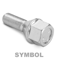 BIMECC skrutka M12x1,5x26 na kľuč 17, dosadacia plocha je kužeľ 60° .....